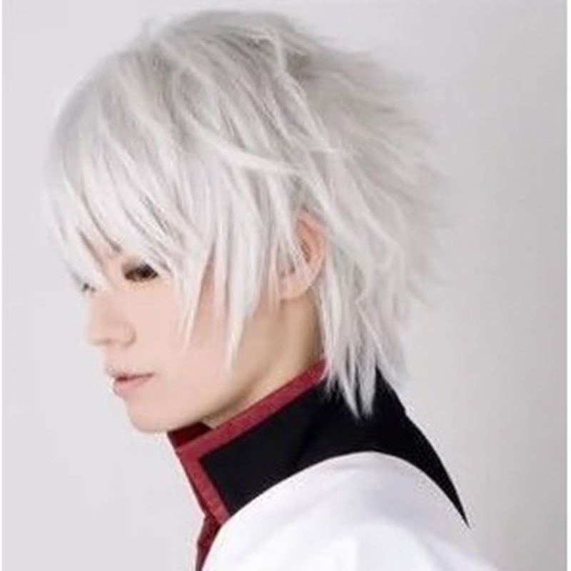 Cosplay Anime White Hair - Парик для косплея в стиле аниме,