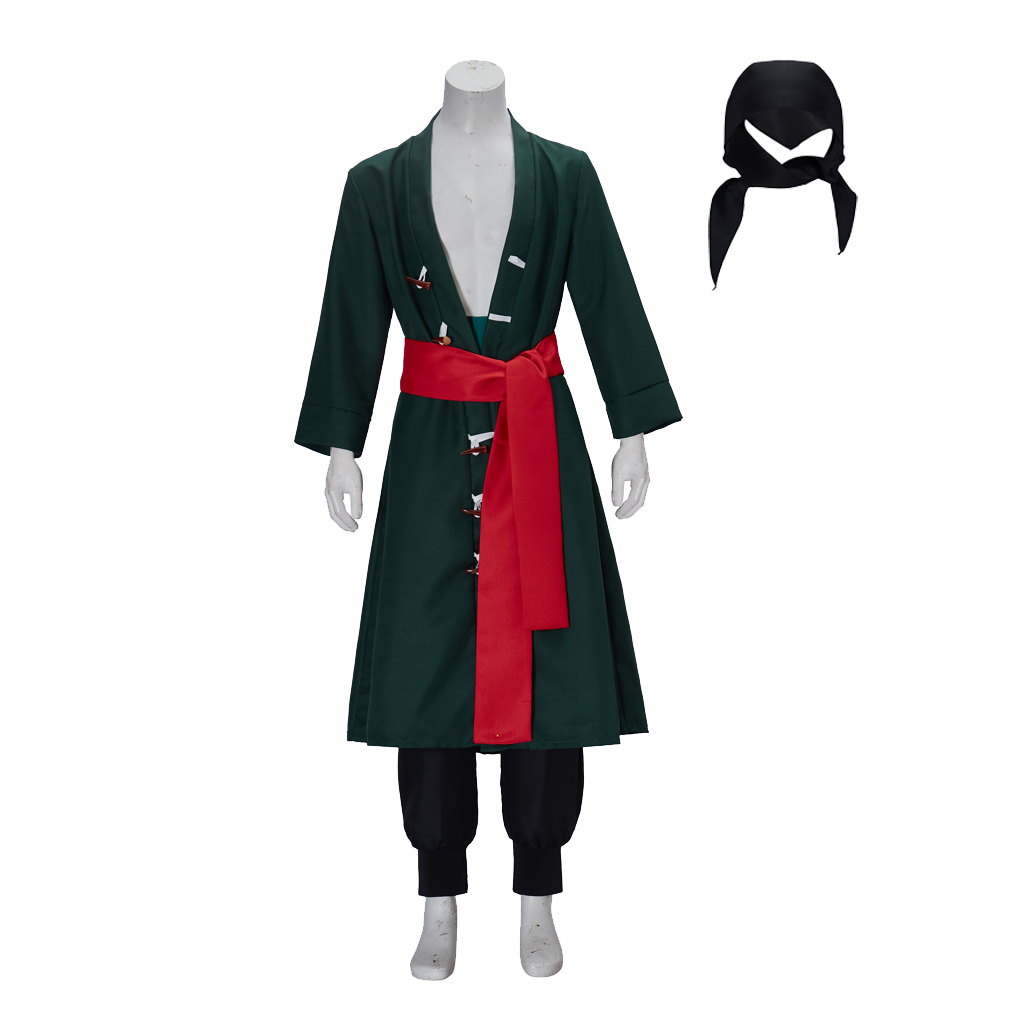Cosplay Anime Zoro - Аниме Ророноа Косплей Костюм Зоро Униформа