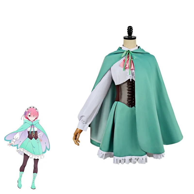 Anime Cosplay Rem - Костюм для косплея Рам Рем из