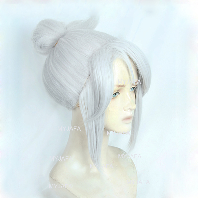 Cosplay Anime White Hair - Высокое качество Jett Косплей Парик Игра