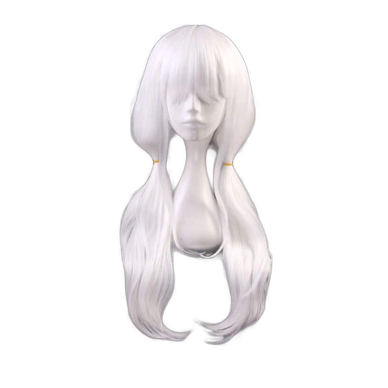 Cosplay Anime White Hair - Парик из синтетических волос для косплея
