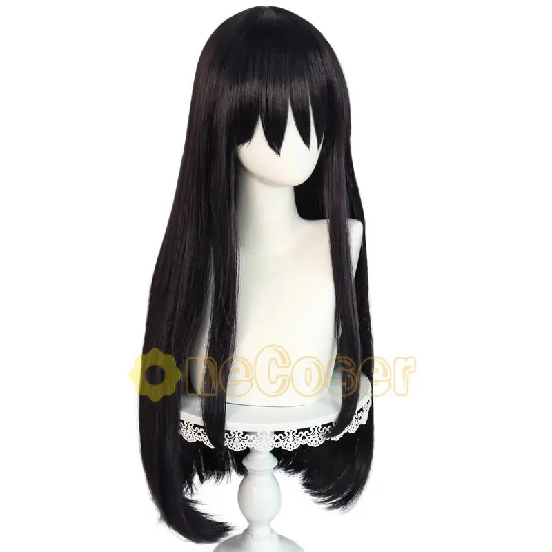 Anime Cosplay Girl With Black Hair - ADFF15 В НАЛИЧИИ: Парик для косплея