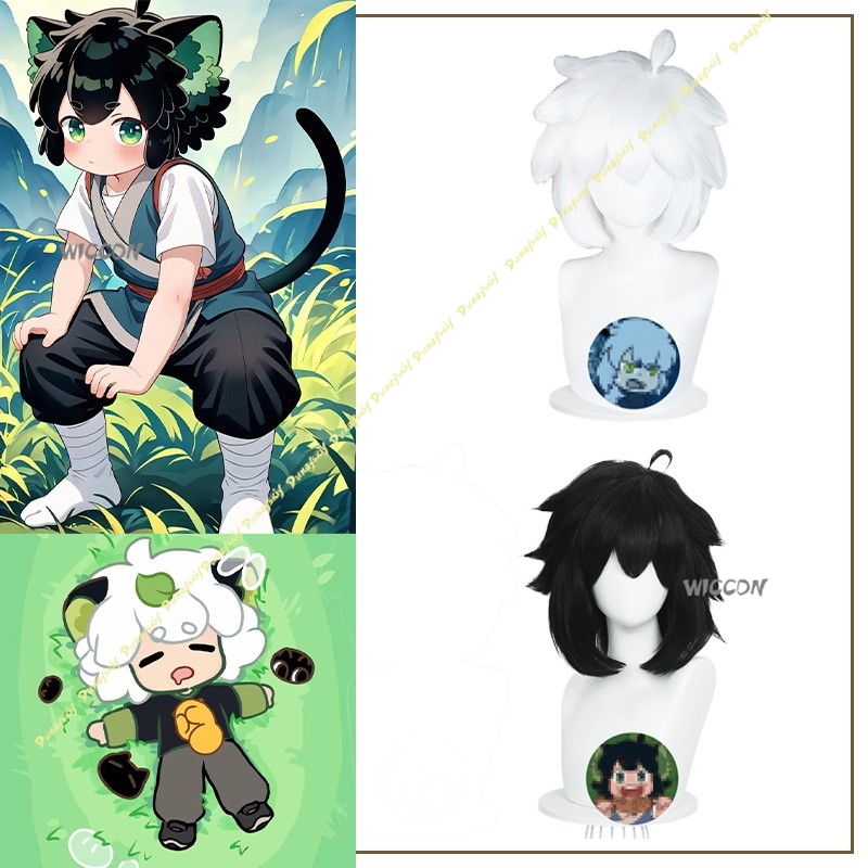 Anime Cosplay Girl With Black Hair - Luo Xiaohei костюмы для косплея, парики,
