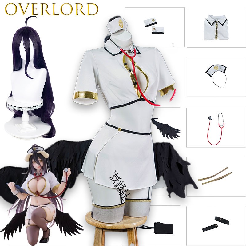 Anime Cosplay Albedo - Костюм для косплея OVERLORD Альбедо в
