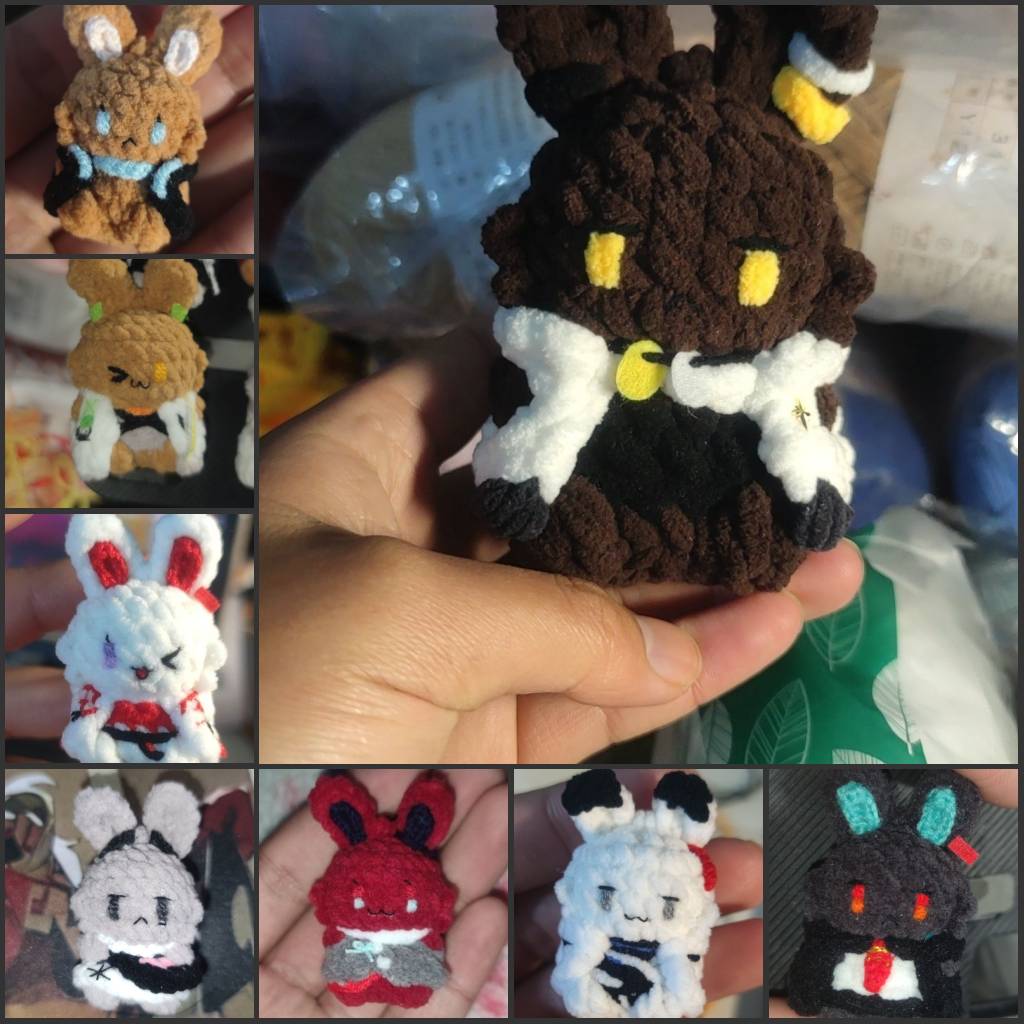 Anime Cosplay Kawaii - Аниме-фигурка Nian из Arknights: милый кролик,
