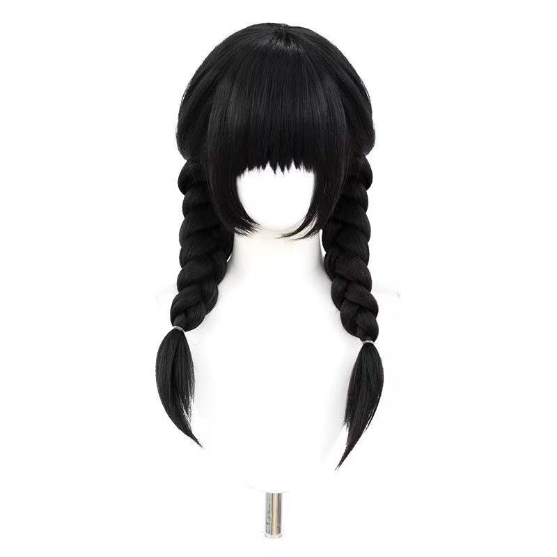 Парик для Хэллоуина в стиле ан – обзор и цена Anime Cosplay Girl With Black Hair