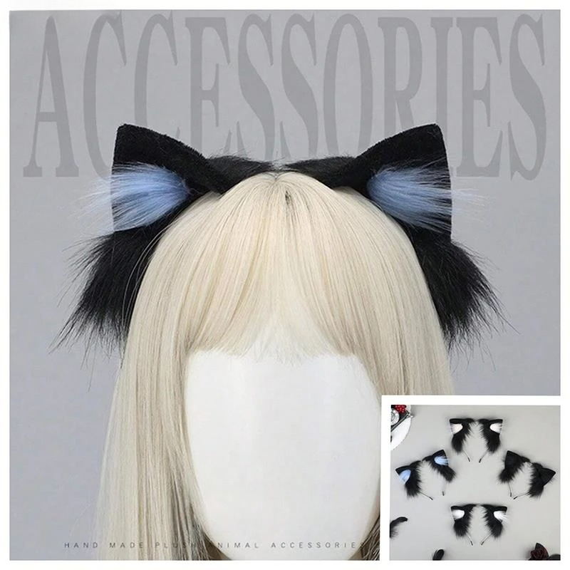 1 шт. повязка на голову с коша – обзор и цена Anime Cosplay Girl With Black Hair