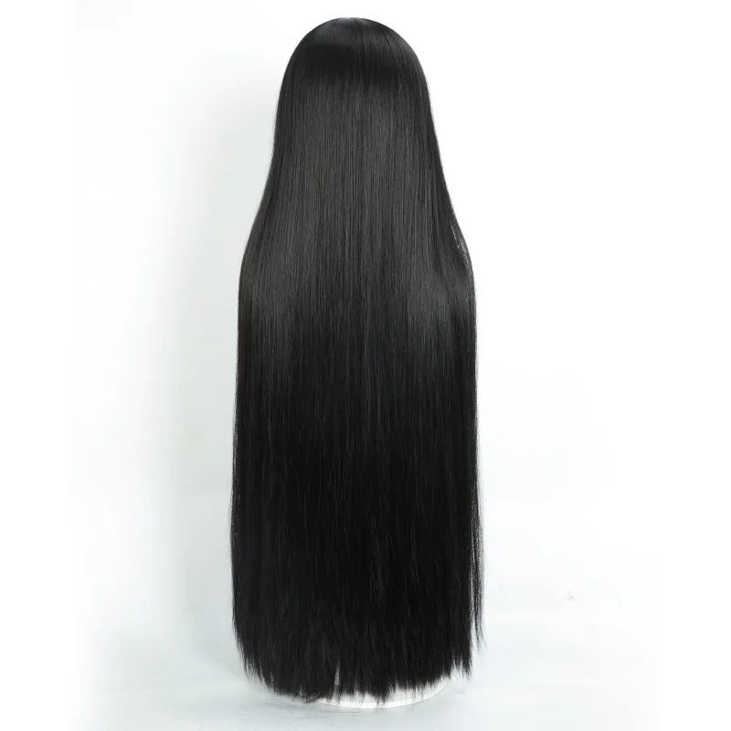 2025 11 Парик Готический Таро  – обзор и цена Anime Cosplay Girl With Black Hair