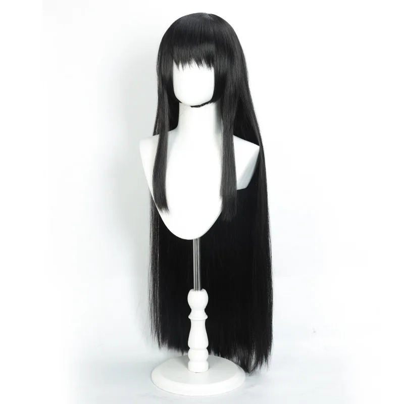 2025 11 Парик Готический Таро  – обзор и цена Anime Cosplay Girl With Black Hair