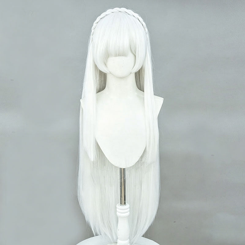 Парик для косплея Эмилии из ан – обзор и цена Cosplay Anime White Hair