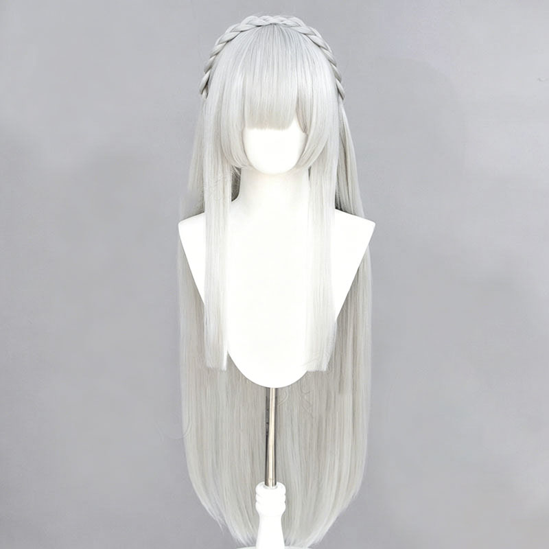 Парик для косплея Эмилии из ан – обзор и цена Cosplay Anime White Hair