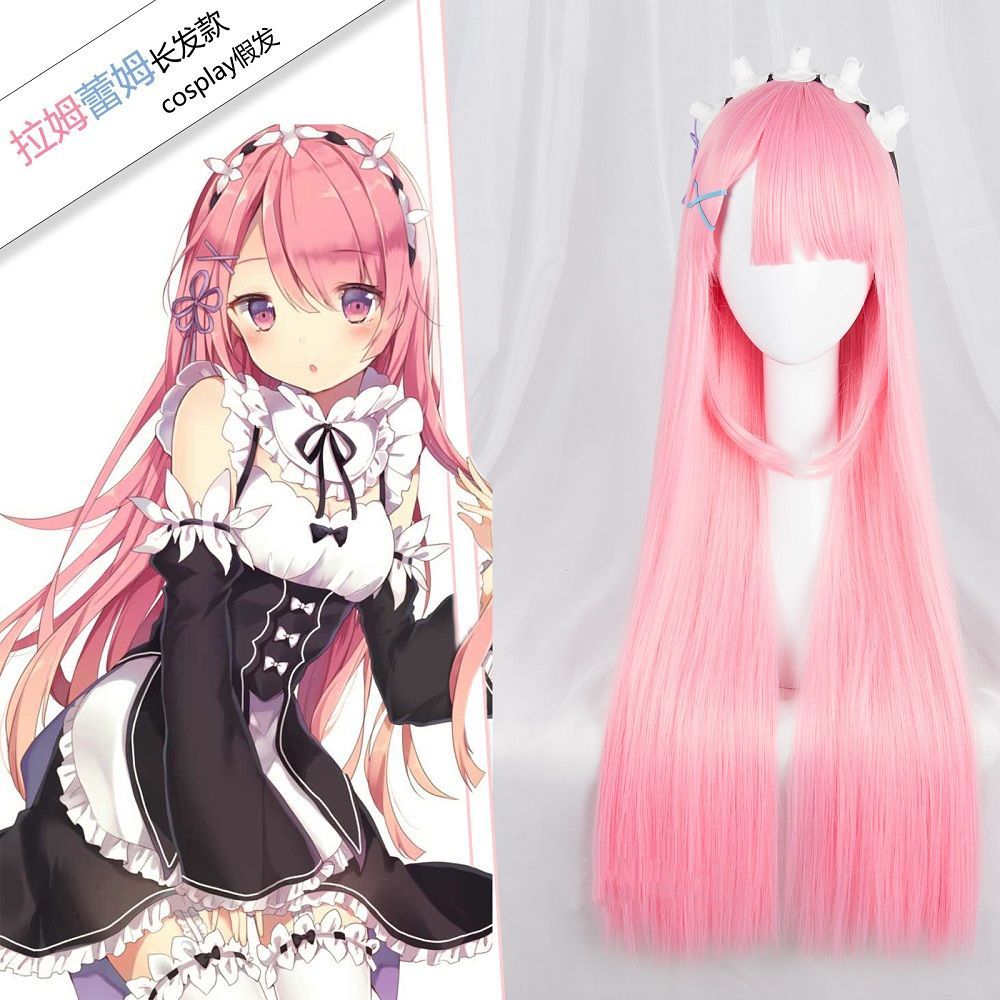 Парик для косплея Re Zero Ram  – обзор и цена Anime Cosplay Rem
