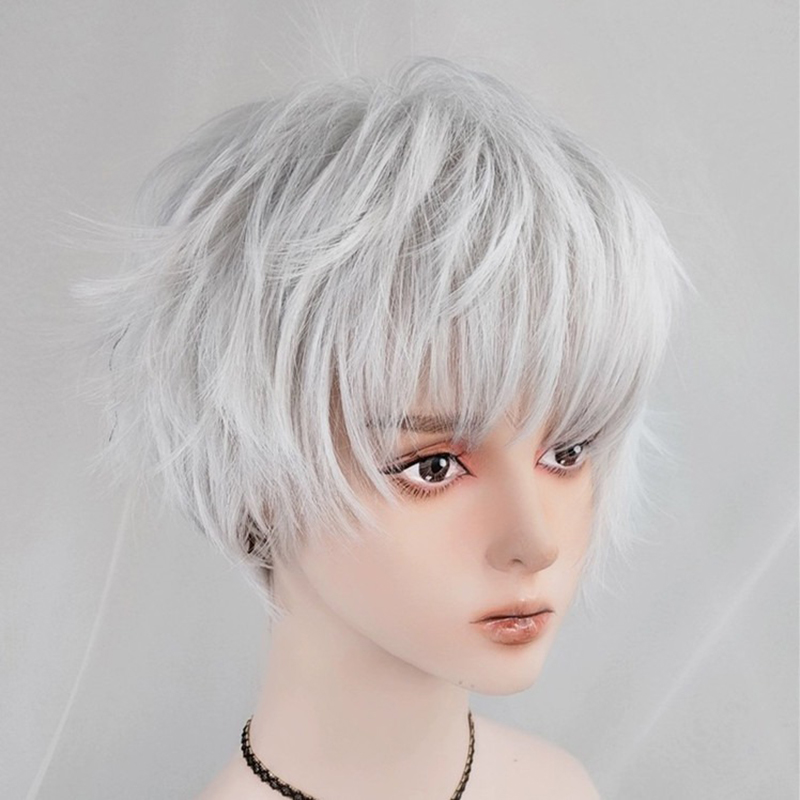 Парик для косплея в стиле аним – обзор и цена Cosplay Anime White Hair