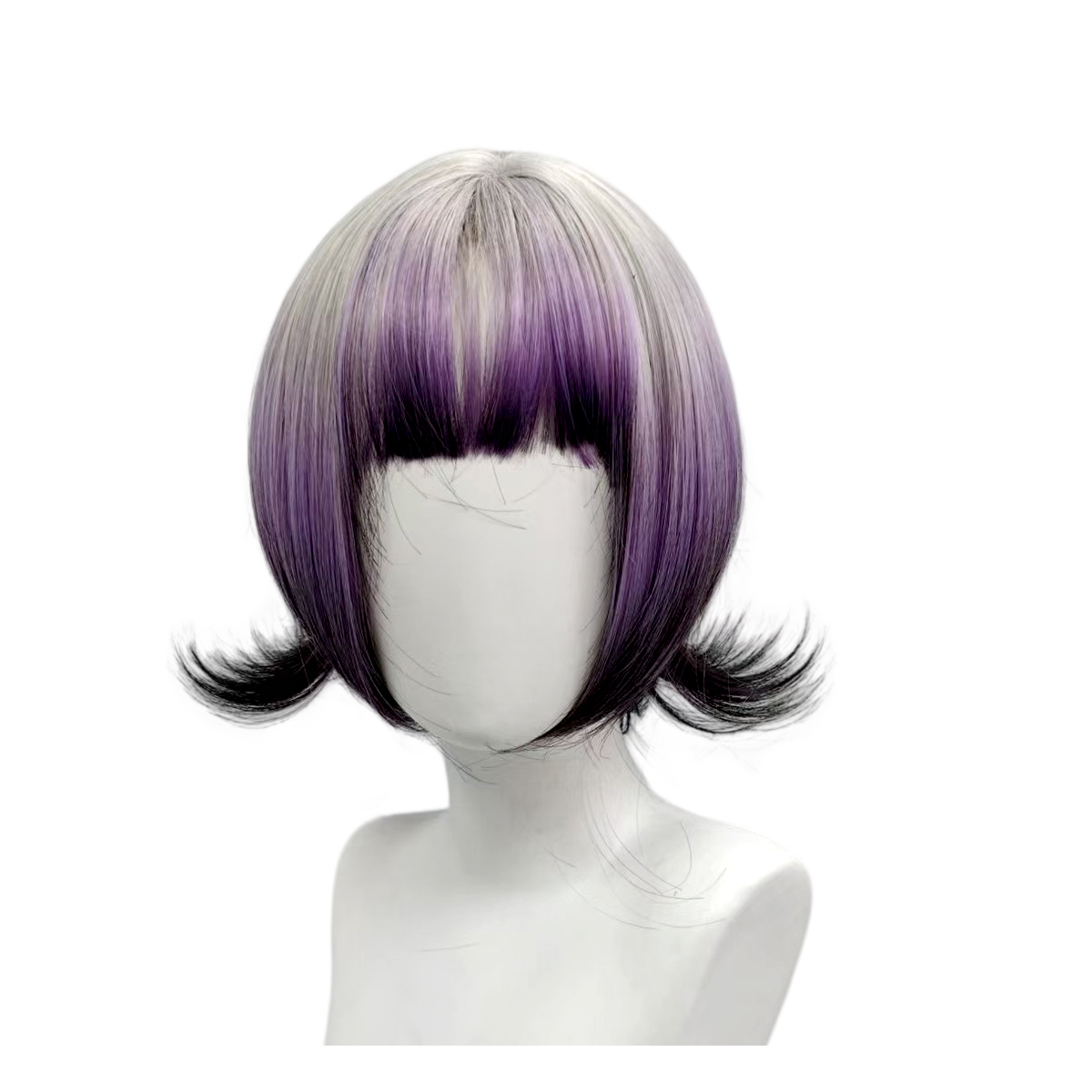 Синтетический парик-каре омбре – обзор и цена Anime Cosplay Girl With Black Hair