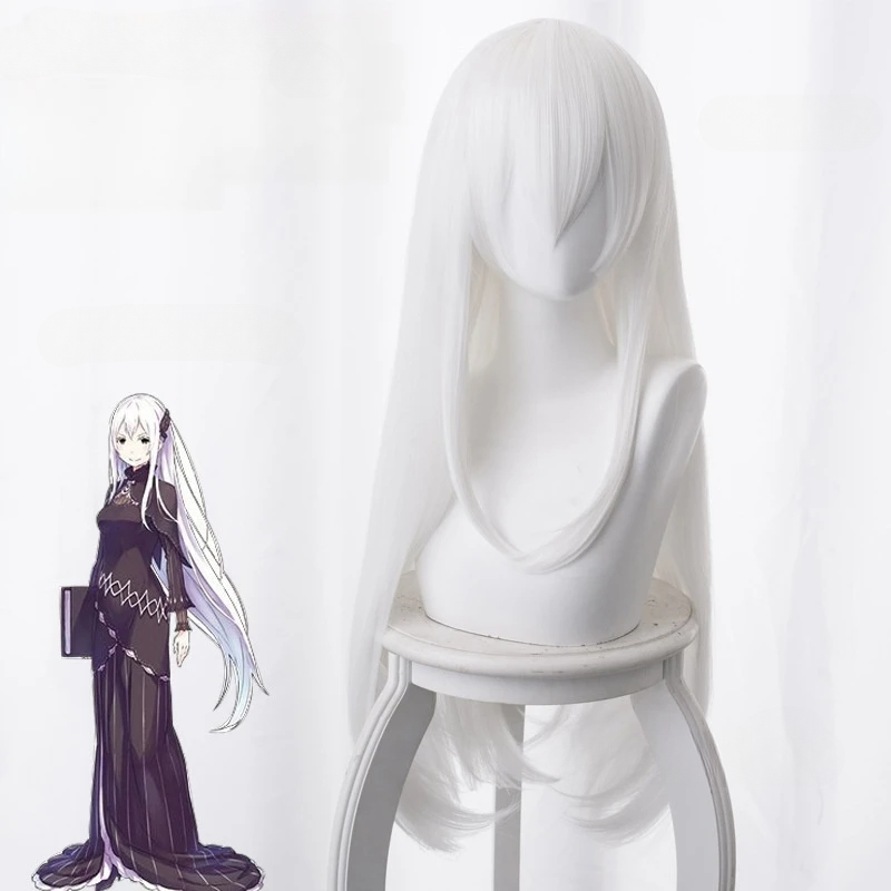 RE: ZERO Начало жизни в другом – обзор и цена Cosplay Anime White Hair