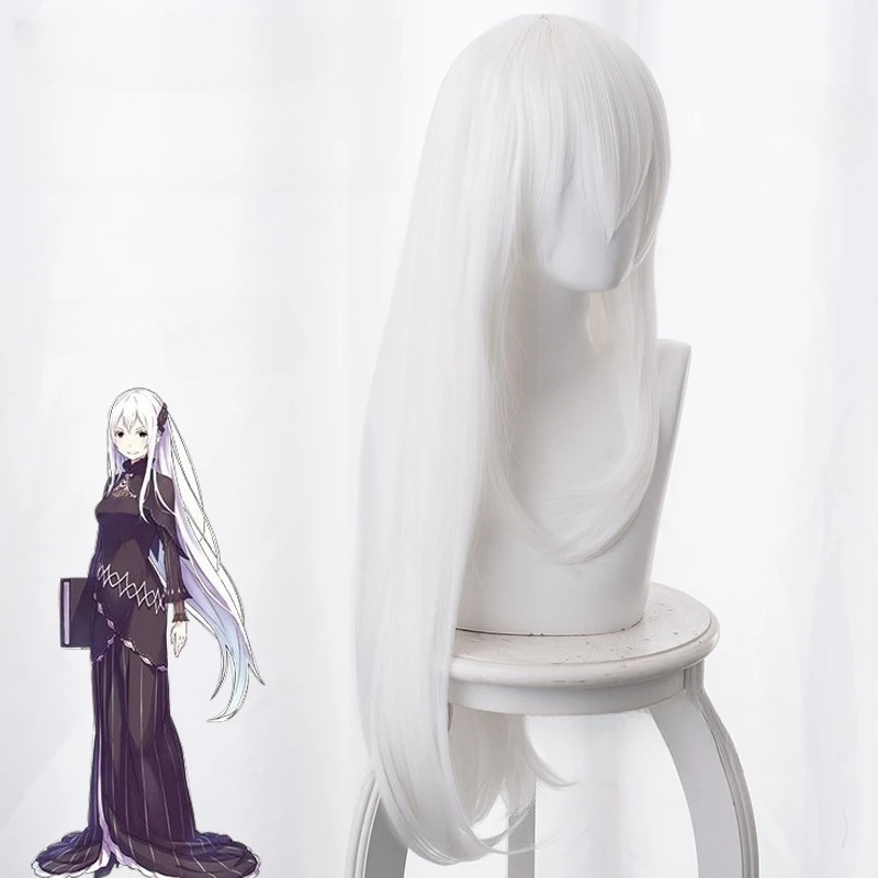 RE: ZERO Начало жизни в другом – обзор и цена Cosplay Anime White Hair