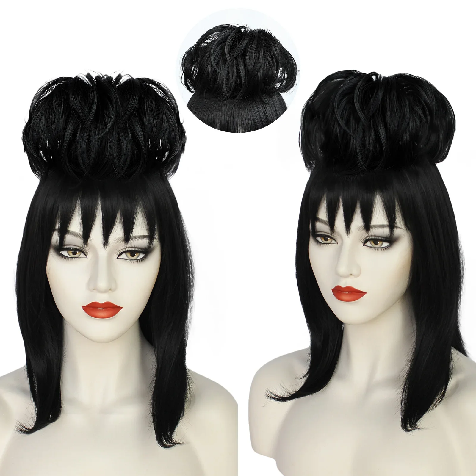 Лидия Дец Косплей Парик Невест – обзор и цена Anime Cosplay Girl With Black Hair
