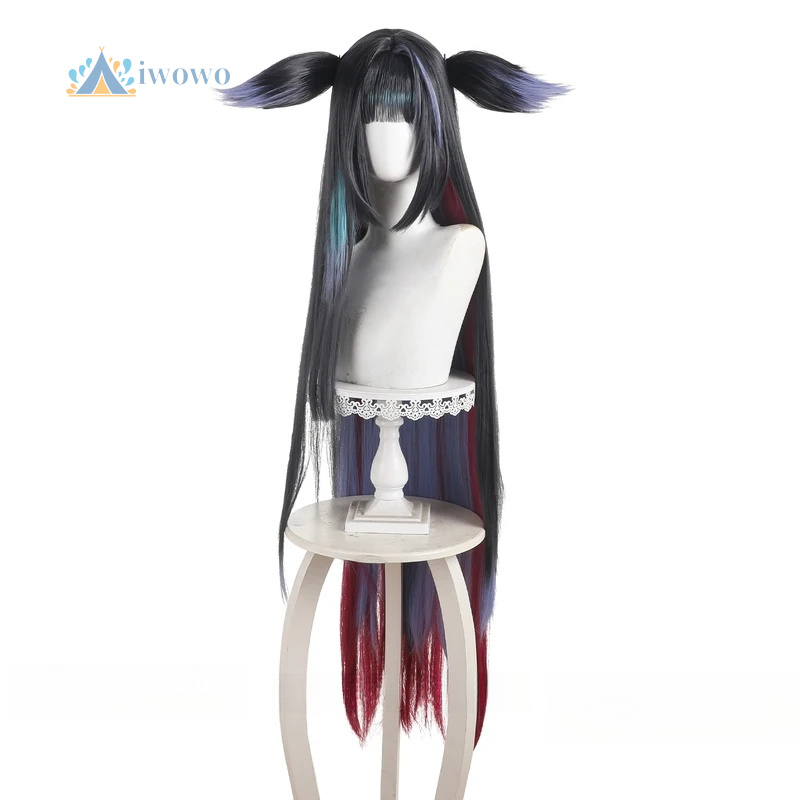 Парик для косплея Arknights Mi – обзор и цена Anime Cosplay Girl With Black Hair